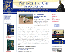 Tablet Screenshot of patiencetaichi.com